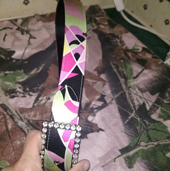 Belt woth Rhinestone buckle - Picture 2 of 2